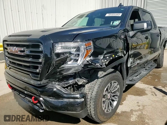 2021 GMC Sierra 1500 AT4 with VIN 3GTU9EET9MG370548, listed as a Copart auction lot 48034845 with 53,406 mi miles and Salvage Title. Bid and sale history available at carsss.com. Image 15.
