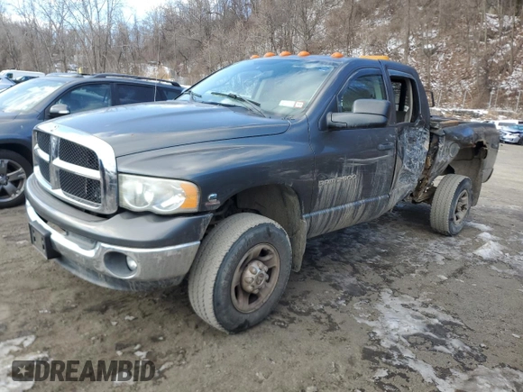 2003 Dodge Ram 2500 ST with VIN 3D7KU28643G767986, listed as a Copart auction lot 44904675 with 198,114 mi miles and Salvage Title. Bid and sale history available at carsss.com. Image 1.