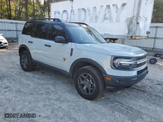 2021 Ford Bronco Sport Badlands with VIN 3FMCR9D93MRA58931, listed as a Copart auction lot 45733985 with 47,851 mi miles and Non Repairable. Bid and sale history available at carsss.com. Image 4.