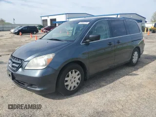2006 Honda Odyssey LX z VIN 5FNRL38296B128382, wystawiony jako Copart lot #55965225 z przebiegiem 159 542 mil mil oraz Czysty tytuł • Clean title. Historia ofert i sprzedaży dostępna na DreamBid. Obrazek 1.