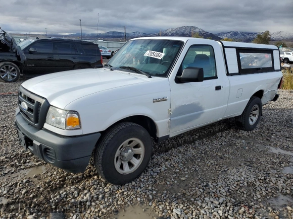 2009 Ford Ranger XL Fleet with VIN 1FTYR10E49PA31153, listed as a Copart auction lot 72054364 with 156,824 mi miles and Salvage Title. Bid and sale history available at carsss.com. Image 1.