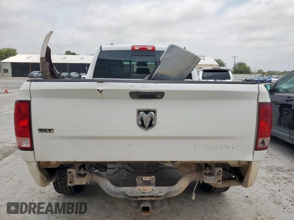 2014 Ram 1500 SLT с VIN 1C6RR6GT6ES416170, выставлен на аукционе Copart как лот 57131875 с пробегом 129 874 миль миль и Списание • Salvage title. История ставок и продаж доступна на DreamBid. Изображение 6.