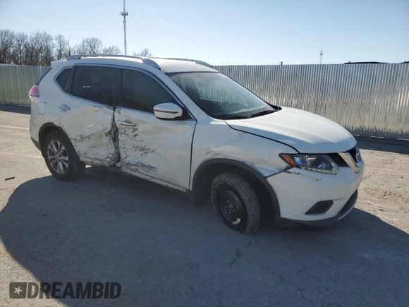 2016 Nissan Rogue SV with VIN KNMAT2MT1GP723093, listed as a Copart auction lot 42909205 with 140,019 mi miles and Salvage Title. Bid and sale history available at carsss.com. Image 4.