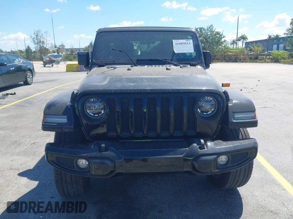 2021 Jeep Wrangler Unlimited Sport S with VIN 1C4HJXDN4MW669387, listed as a IAAI auction lot 41889814 with 17,333 mi miles and . Bid and sale history available at DreamBid. Image 6.