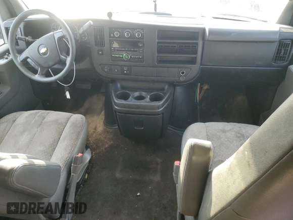 2012 Chevrolet Express Passenger 1LT with VIN 1GAZGYFG6C1106515, listed as a Copart auction lot 78206674 with 185,501 mi miles and Salvage title. Bid and sale history available at DreamBid. Image 8.