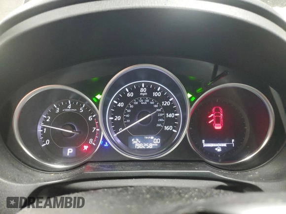 2014 Mazda Mazda6 i Touring with VIN JM1GJ1T54E1104775, listed as a Copart auction lot 52628195 with 198,258 mi miles and Salvage Title. Bid and sale history available at carsss.com. Image 9.