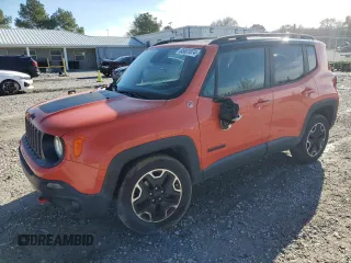 2017 Jeep Renegade Trailhawk with VIN ZACCJBCB0HPE90609, listed as a Copart auction lot 85801074 with 136,187 mi miles and Salvage title. Bid and sale history available at DreamBid. Image 1.