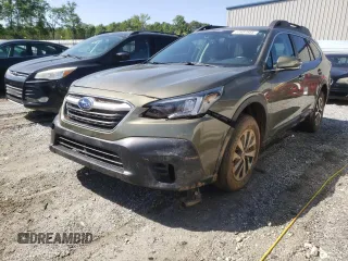 2020 Subaru Outback Premium with VIN 4S4BTAEC1L3244697, listed as a Copart auction lot 57987855 with 94,740 mi miles and Salvage title. Bid and sale history available at DreamBid. Image 1.