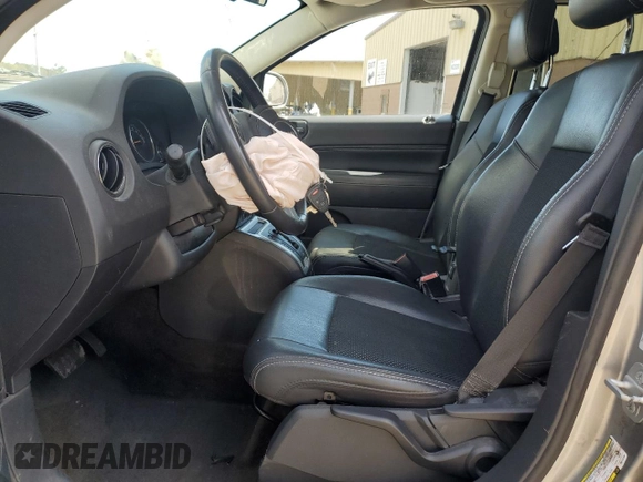 2015 Jeep Compass Latitude with VIN 1C4NJCEB5FD120196, listed as a Copart auction lot 75177614 with 28,889 mi miles and Salvage Title. Bid and sale history available at carsss.com. Image 7.