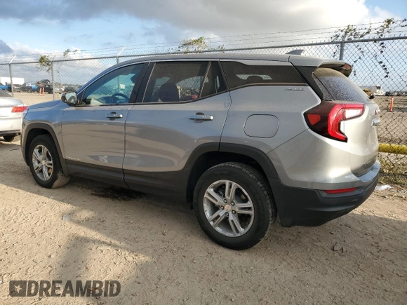 2023 GMC Terrain SLE with VIN 3GKALTEG7PL257449, listed as a Copart auction lot 79644804 with 24,574 mi miles and Salvage Title. Bid and sale history available at DreamBid. Image 2.