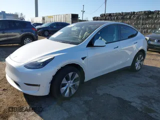 2023 Tesla Model Y Long Range z VIN 7SAYGDEE5PF765326, wystawiony jako IAAI lot #41757113 z przebiegiem 10 461 mil mil oraz . Historia ofert i sprzedaży dostępna na DreamBid. Obrazek 2.