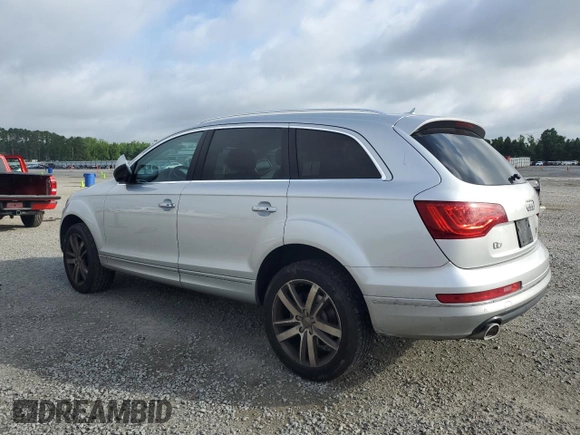 2015 Audi Q7 Premium Plus with VIN WA1LMAFE5FD020413, listed as a Copart auction lot 65028835 with 217,394 mi miles and Clean title. Bid and sale history available at DreamBid. Image 2.