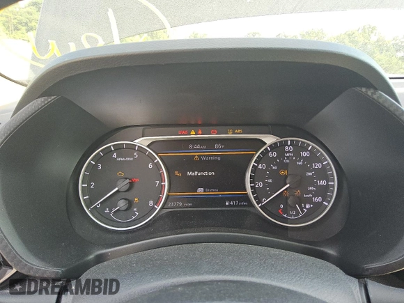 2024 Nissan Sentra SV with VIN 3N1AB8CV7RY379427, listed as a Copart auction lot 61109185 with 23,779 mi miles and Salvage title. Bid and sale history available at DreamBid. Image 9.