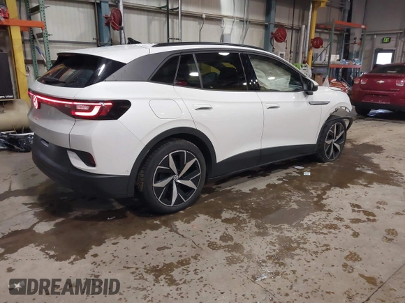 2023 Volkswagen ID.4 Pro with VIN 1V2VMPE8XPC032737, listed as a IAAI auction lot 41207890 with 17,158 mi miles and . Bid and sale history available at DreamBid. Image 4.
