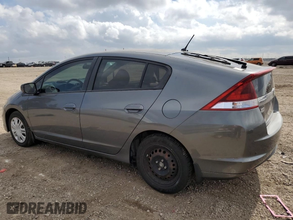 2012 Honda Insight LX with VIN JHMZE2H54CS003690, listed as a Copart auction lot 43212595 with 172,084 mi miles and Salvage title. Bid and sale history available at DreamBid. Image 2.