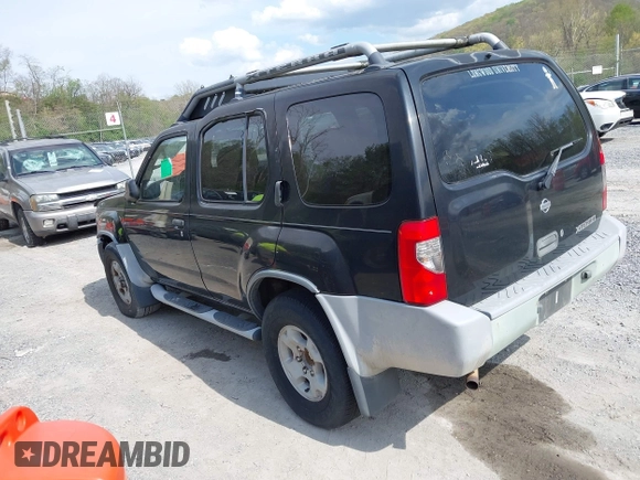 2000 Nissan Xterra XE with VIN 5N1ED28Y9YC604703, listed as a IAAI auction lot 42095801 with 250,603 mi miles. Bid and sale history available at carsss.com. Image 3.