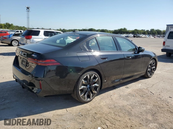 2024 BMW i5 M60 z VIN WBY43FK09RCR58587, wystawiony jako Copart lot #67396684 z przebiegiem 387 mil mil oraz Szkody całkowita. Historia ofert i sprzedaży dostępna na DreamBid. Obrazek 3.