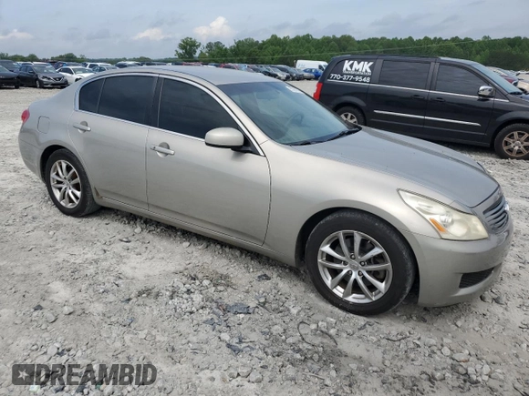 2008 Infiniti G35 Journey with VIN JNKBV61E78M207432, listed as a Copart auction lot 55202535 with 149,642 mi miles and Salvage Title. Bid and sale history available at DreamBid. Image 4.