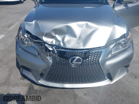 2014 Lexus IS 250 with VIN JTHBF1D24E5031723, listed as a IAAI auction lot 41957146 with 126,125 mi miles. Bid and sale history available at carsss.com. Image 6.