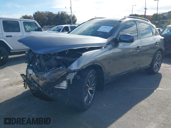 2017 Infiniti QX50 with VIN JN1BJ0RP7HM389345, listed as a IAAI auction lot 41906473 with 36,331 mi miles. Bid and sale history available at carsss.com. Image 2.