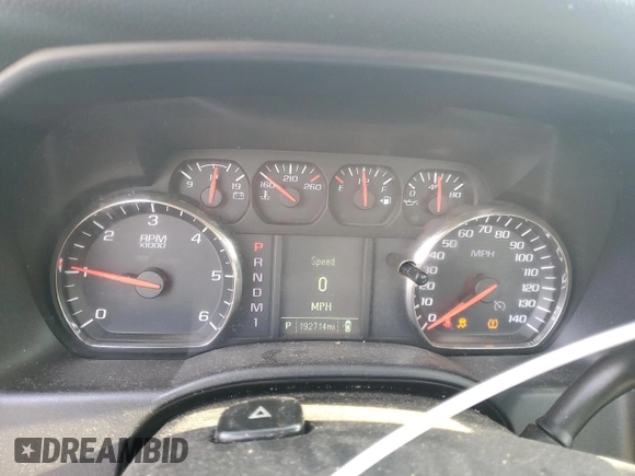 2015 Chevrolet Silverado 1500 with VIN 1GB0CUEG9FZ521974, listed as a Copart auction lot 48957935 with 192,714 mi miles and Salvage Title. Bid and sale history available at DreamBid. Image 9.