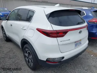 2020 Kia Sportage LX with VIN KNDPM3AC5L7736800, listed as a IAAI auction lot 41757962 with 55,792 mi miles. Bid and sale history available at carsss.com. Image 3.