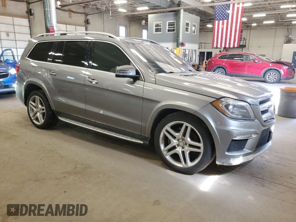 2015 Mercedes-Benz GL-Class GL 550 with VIN 4JGDF7DE9FA528682, listed as a Copart auction lot 50275955 with 0 mi miles and Non Repairable. Bid and sale history available at carsss.com. Image 4.