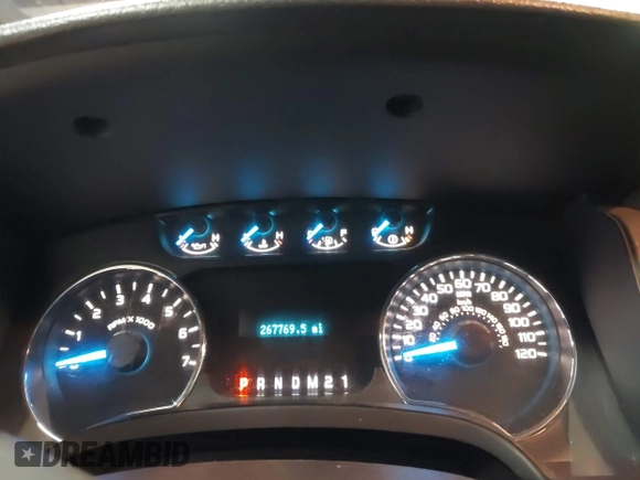 2013 Ford F-150 XL with VIN 1FTFW1EF9DFC77650, listed as a IAAI auction lot 41699427 with 267,769 mi miles. Bid and sale history available at carsss.com. Image 7.