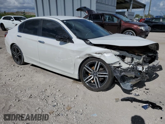 2016 Honda Accord Sport с VIN 1HGCR2F58GA179122, выставлен на аукционе Copart как лот 61307005 с пробегом 143 260 миль миль и Списание • Salvage title. История ставок и продаж доступна на DreamBid. Изображение 4.