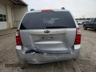 2007 Kia Sedona EX with VIN KNDMB233176166497, listed as a Copart auction lot 51136365 with 261,653 mi miles and Salvage Title. Bid and sale history available at carsss.com. Image 6.
