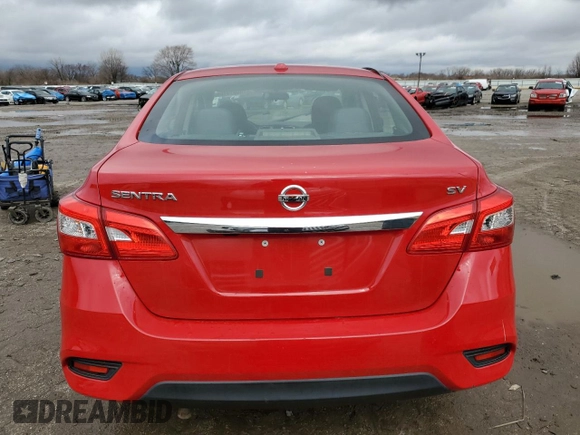 2018 Nissan Sentra SV with VIN 3N1AB7AP4JY286934, listed as a Copart auction lot 48019165 with 82,267 mi miles and Salvage Title. Bid and sale history available at carsss.com. Image 6.