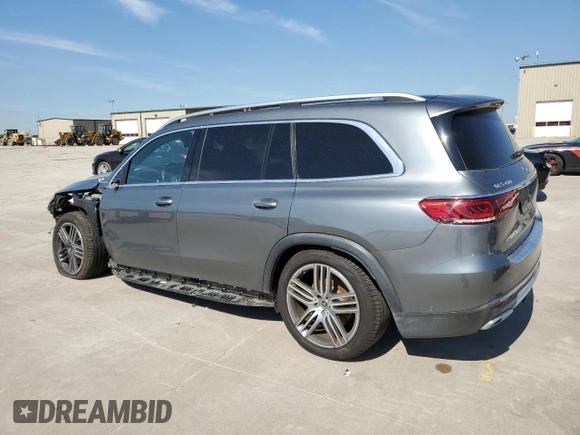 2020 Mercedes-Benz GLS 450 with VIN 4JGFF5KE6LA270035, listed as a Copart auction lot 47858464 with 43,862 mi miles and . Bid and sale history available at DreamBid. Image 2.
