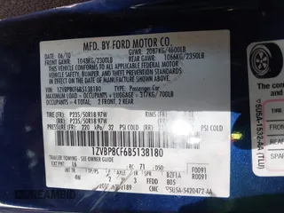 2011 Ford Mustang GT with VIN 1ZVBP8CF6B5138180, listed as a IAAI auction lot 41739427 with 131,604 mi miles. Bid and sale history available at carsss.com. Image 9.
