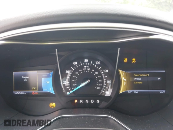 2013 Ford Fusion SE with VIN 3FA6P0HR1DR108678, listed as a IAAI auction lot 42028440 with 105,455 mi miles. Bid and sale history available at carsss.com. Image 7.