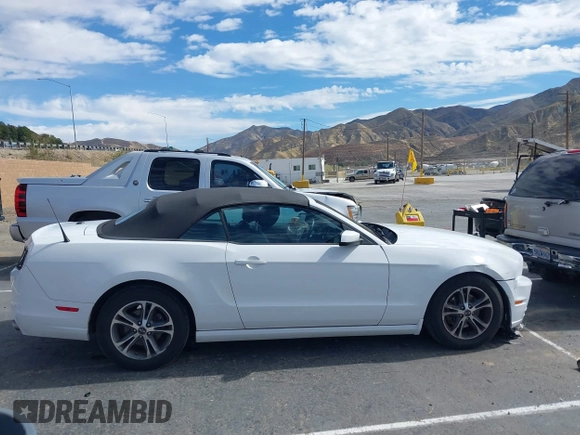2014 Ford Mustang V6 with VIN 1ZVBP8EM4E5243008, listed as a IAAI auction lot 41572234 with 114,392 mi miles. Bid and sale history available at carsss.com. Image 13.