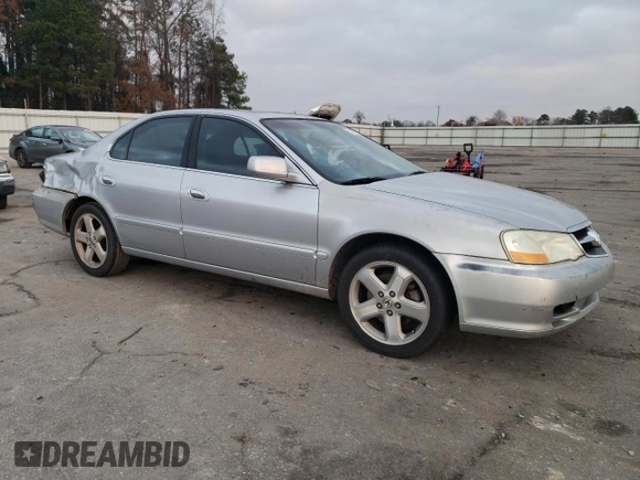 2003 Acura TL Type S w/Navigation System with VIN 19UUA56943A061871, listed as a Copart auction lot 85447734 with 291,422 mi miles and Salvage Title. Bid and sale history available at carsss.com. Image 4.