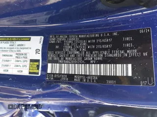 2024 Toyota Corolla Cross Hybrid S with VIN 7MUFBABG2RV042934, listed as a IAAI auction lot 42098911 with 7,613 mi miles and . Bid and sale history available at DreamBid. Image 9.