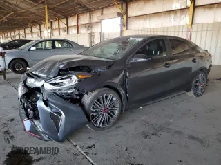 2022 Kia Forte GT with VIN 3KPF44AC8NE465235, listed as a Copart auction lot 77282544 with 16,155 mi miles and Salvage Title. Bid and sale history available at carsss.com. Image 1.