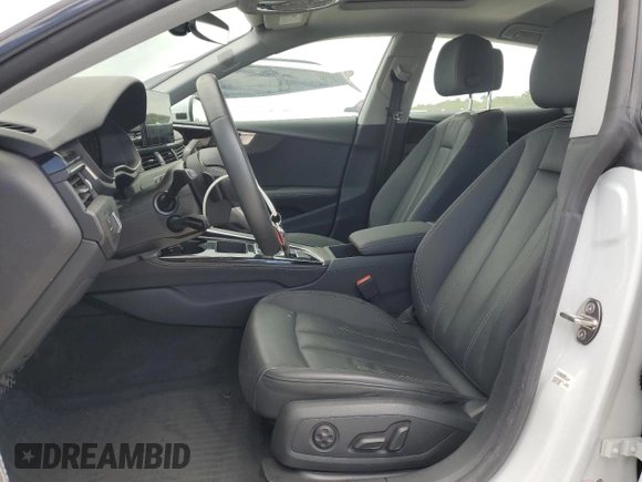 2023 Audi A5 Sportback Premium Plus with VIN WAUCBCF58PA041599, listed as a Copart auction lot 47951465 with 11,982 mi miles and Salvage Title. Bid and sale history available at carsss.com. Image 7.