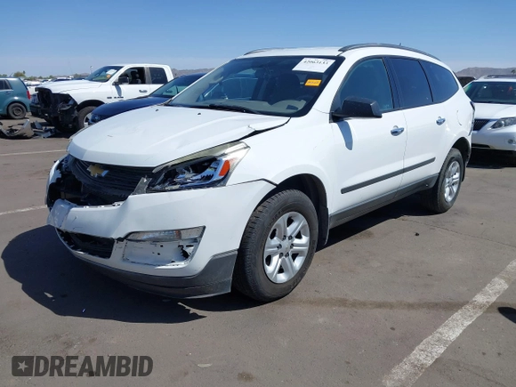 2017 Chevrolet Traverse LS with VIN 1GNKRFED1HJ350439, listed as a IAAI auction lot 42063133 with 129,574 mi miles. Bid and sale history available at carsss.com. Image 17.