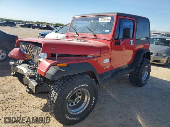 1994 Jeep Wrangler with VIN 1J4FY29S6RP473807, listed as a Copart auction lot 84130724 with 65,404 mi miles and Salvage Title. Bid and sale history available at carsss.com. Image 1.