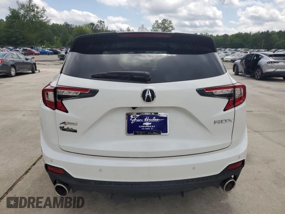 2022 Acura RDX w/A-Spec Package with VIN 5J8TC1H60NL004303, listed as a Copart auction lot 55949505 with 28,026 mi miles and Salvage title. Bid and sale history available at DreamBid. Image 6.