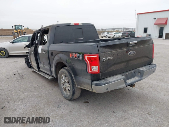 2015 Ford F-150 XLT with VIN 1FTEW1EG0FKE67898, listed as a IAAI auction lot 41407634 with 1 mi miles. Bid and sale history available at carsss.com. Image 3.