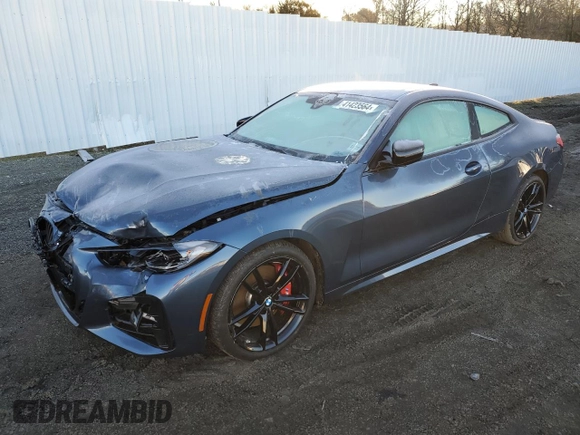 2023 BMW 4 Series 430i xDrive with VIN WBA73AP03PCL76456, listed as a Copart auction lot 41423564 with 10,889 mi miles and . Bid and sale history available at DreamBid. Image 1.