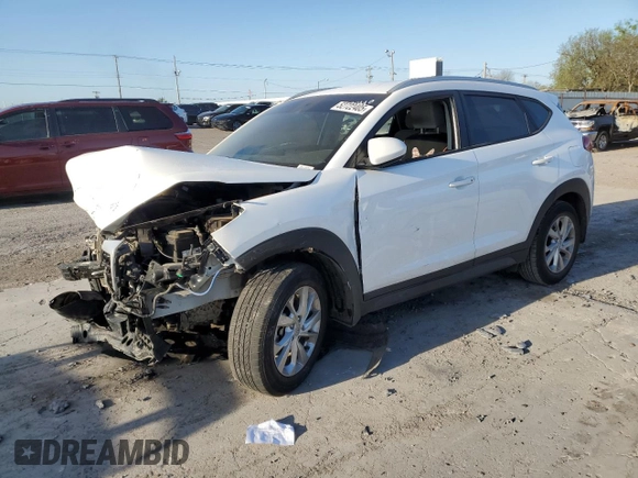 2021 Hyundai Tucson Value z VIN KM8J33A4XMU318040, wystawiony jako Copart lot #52722405 z przebiegiem Nie podano mil oraz Szkoda całkowita • Salvage title. Historia ofert i sprzedaży dostępna na DreamBid. Obrazek 1.