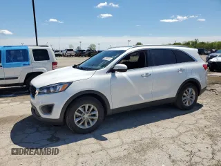 2018 Kia Sorento LX with VIN 5XYPG4A5XJG357564, listed as a Copart auction lot 52898254 with 92,010 mi miles and Salvage Title. Bid and sale history available at DreamBid. Image 1.