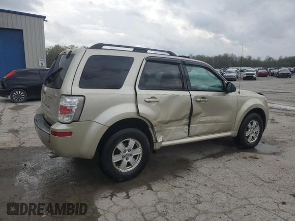 2010 Mercury Mariner z VIN 4M2CN9B76AKJ24013, wystawiony jako Copart lot #54509585 z przebiegiem 118 004 mil mil oraz Szkody całkowita. Historia ofert i sprzedaży dostępna na DreamBid. Obrazek 3.