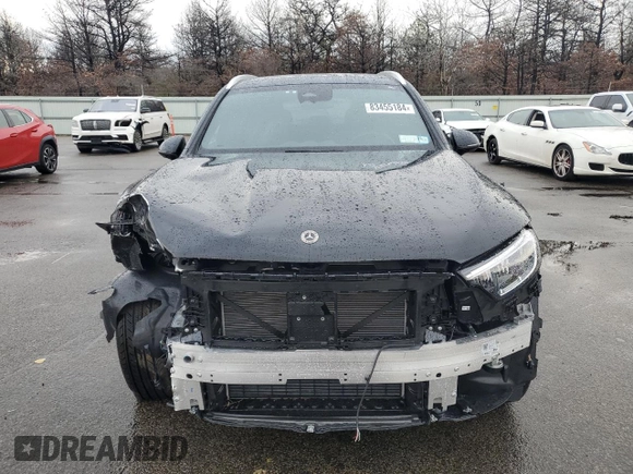 2025 Mercedes-Benz GLC with VIN W1NKM4HB9SF259122, listed as a Copart auction lot 83455184 with 1,135 mi miles and Salvage Title. Bid and sale history available at carsss.com. Image 5.