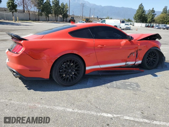 2022 Ford Mustang GT with VIN 1FA6P8CF3N5110299, listed as a Copart auction lot 56389905 with 34,342 mi miles and Salvage title. Bid and sale history available at DreamBid. Image 3.
