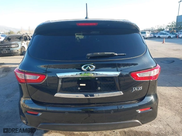 2013 Infiniti JX35 with VIN 5N1AL0MN5DC320075, listed as a IAAI auction lot 41439718 with 129798 miles. Bid and sale history available at carsss.com. Image 15.